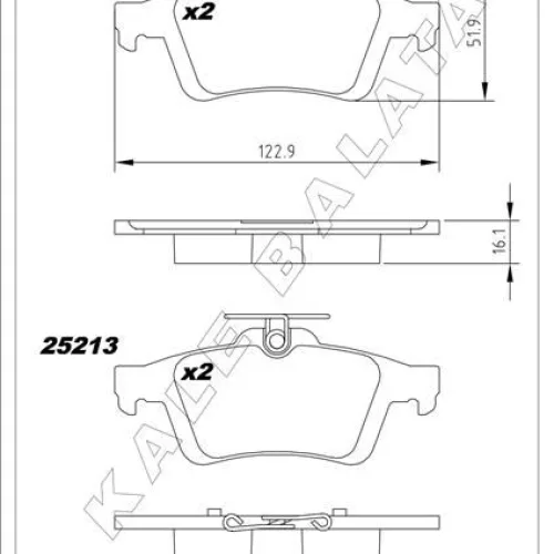 ARKA BALATA FOCUS II CMAX 03> CONNECT 02> LAGUNA III 07> OPEL VECTRA C 02> SIGNUM 03> CITROEN C5 08> PEUGEOT P508 10>18