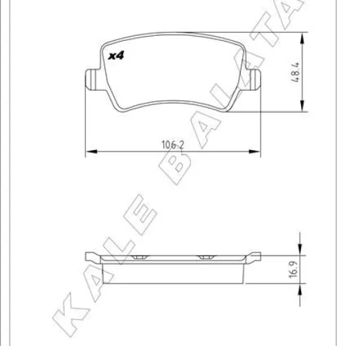 FREN BALATASI ARKA FORD S-MAX 09> GALAXY III 06> . VOLVO S60 10> S80 06> V60 V70 06> XC60 08> XC70 0 6> . LAND ROVER FREELANDER II L359 RANGE ROVER EVOQUE L538