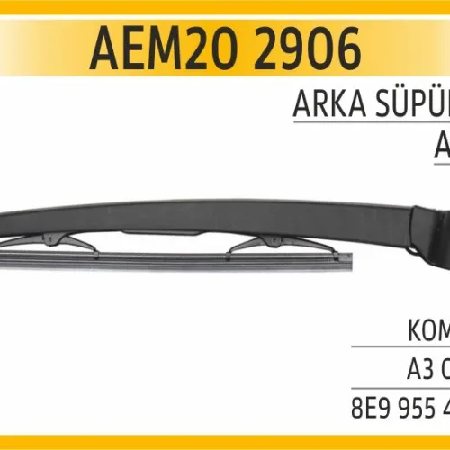 ARKA SÜPÜRGE KOMPLE AUDİ A3 02-->