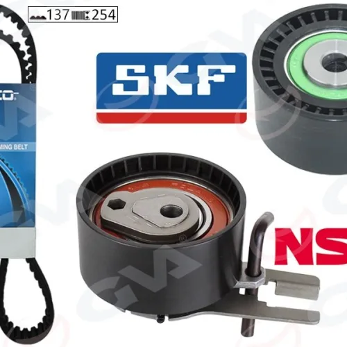 EKSANTRİK GERGİ KİTİ P206-P207-P307-P308-P407-P3008-EXPERT-PARTNER-BERLINGO-JUMPY-C2-C3-C4-C5- XSARA-FOCUS II-FIESTA V-VI VOLVO S40-C30-V50-FIAT SCUDO EURO4 1.6 HDI-TDCİ