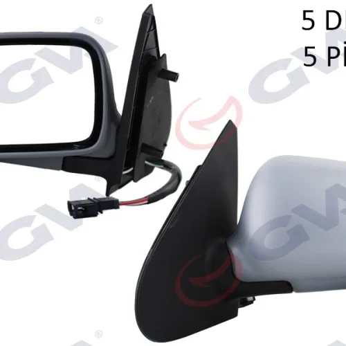 DIŞ DİKİZ AYNASI SOL POLO 94> ELEKTRİKLİ ISITMALI KONVEKS 5 FİŞ VM-184L