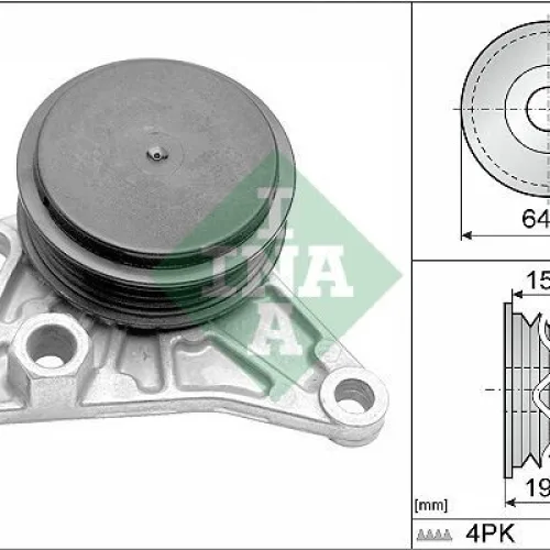 KLİMA GERGİ BİLYASI RULMANLI KÜTÜKLÜ PASSAT-A4-A6 1.6-1.8 - 1.9 TDI AEB-ADR-AWT-AFN-AVF