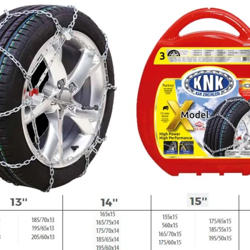 PATİNAJ ZİNCİRİ TAKMATİK ÇAPRAZ 13-14-15-16 JANT ZİNCİR EBATLARI İÇİN RESİME BAKINIZ