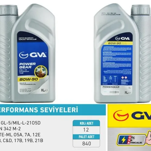 ŞANZIMAN YAĞI 80W90 1 LT API GL-5