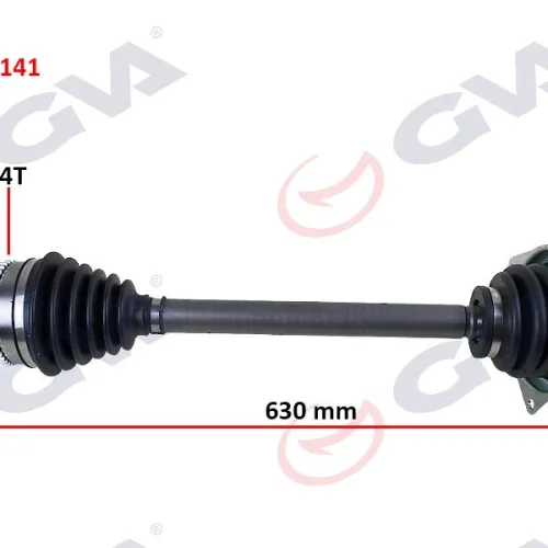 KOMPLE AKS SOL CLIO 2-KANGOO 2 1.5 DCI 02> ABS Lİ 630mm 44DİŞ Kalın Freze